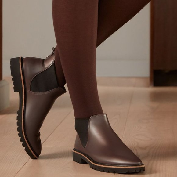 Ecco Shoes | New Ecco Women's Incise Tailored Chelsea Boot | Color: Brown/Gray | Size: 10 | Frindlerta's Closet